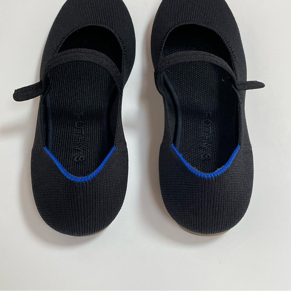 Rothy's The Square Mary Jane Flats in Black - Picture 2 of 5